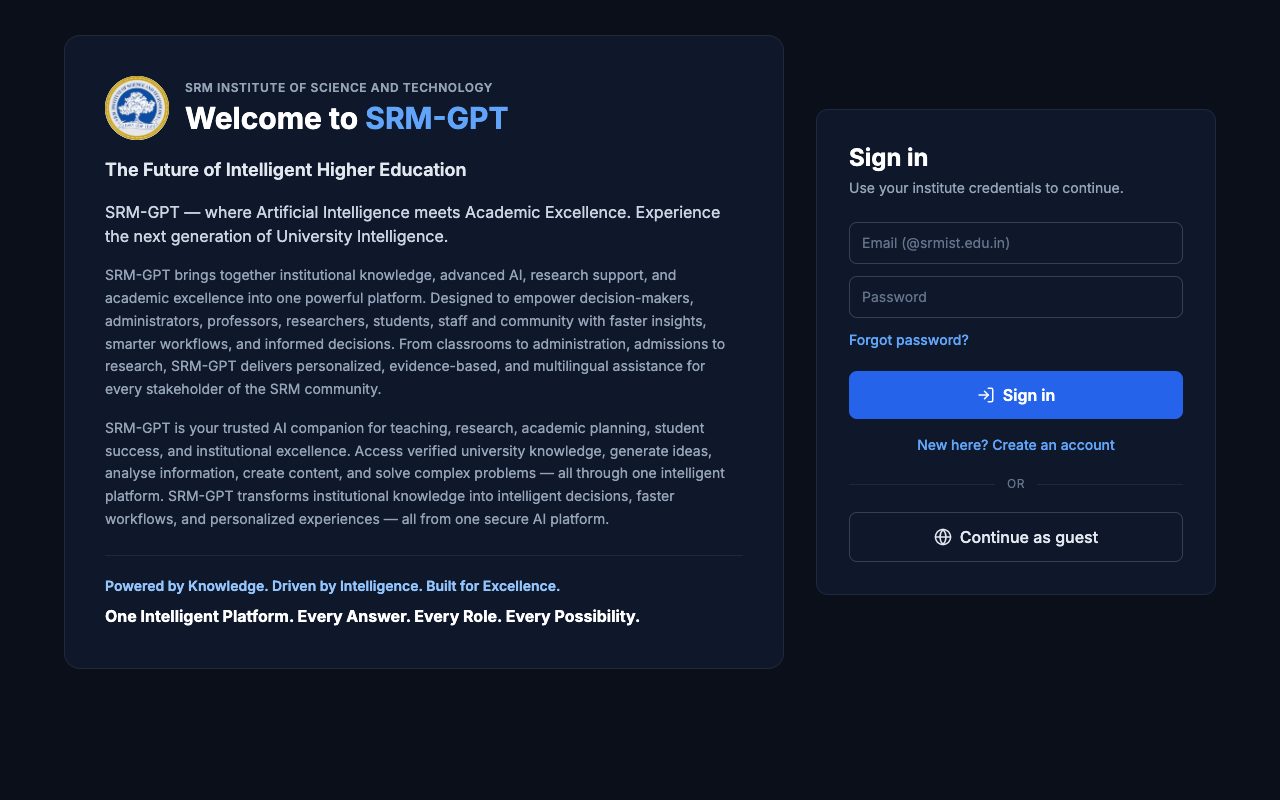 Screenshot of Internal GPT